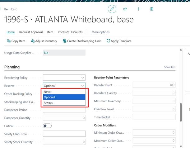 Item Reservation feature in Microsoft Dynamics 365 Business Central  - Cover Image